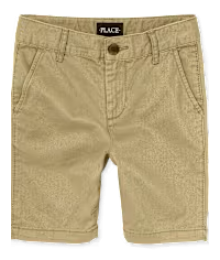 Childrens Place Flax Stretch Chino Shorts